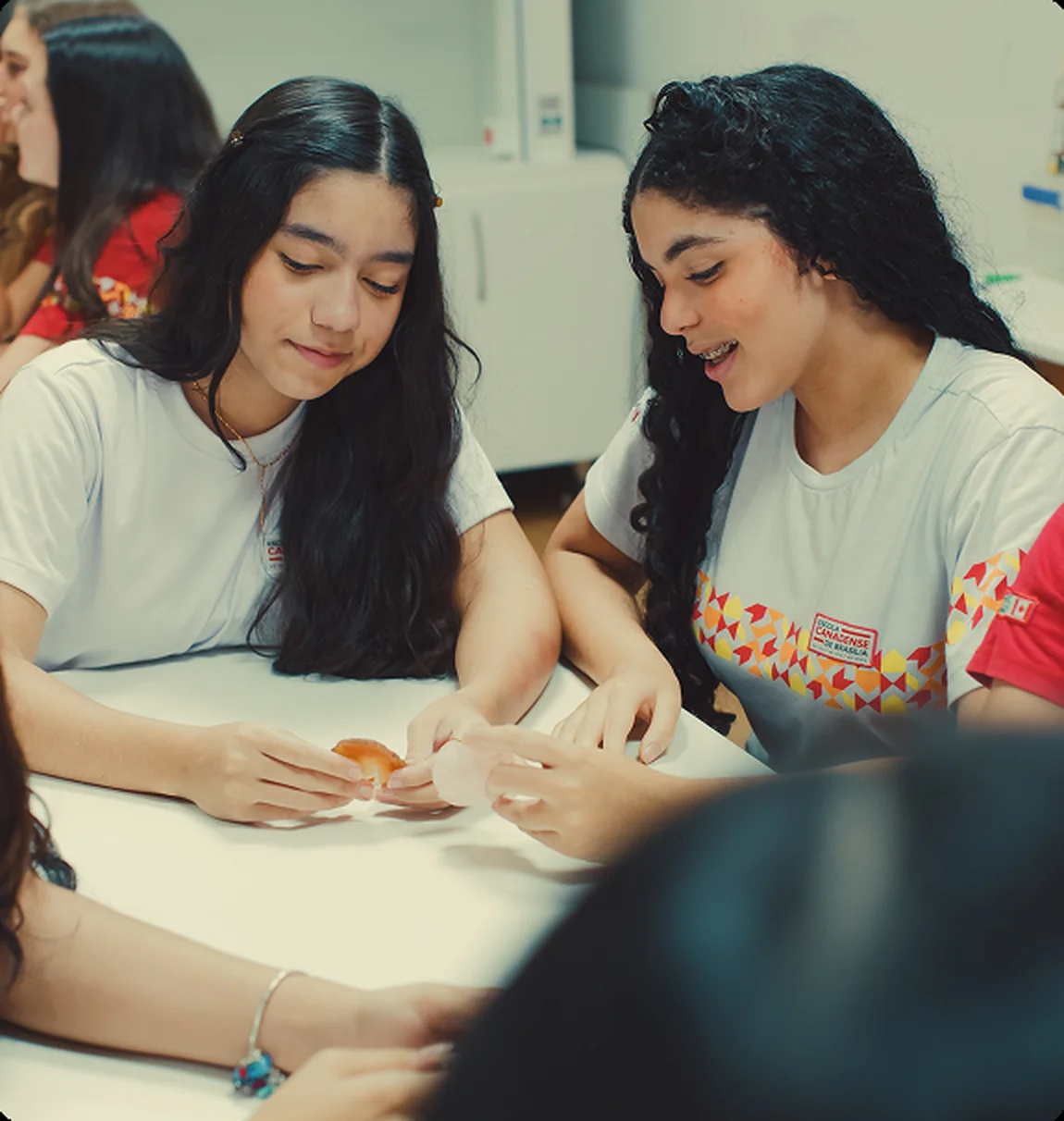 Alunos do Ensino Fundamental da Canadian Global School